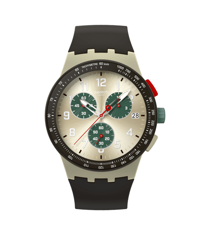 Swatch Obsidian Ink Originals Chrono 42mm Sust402 Uhr