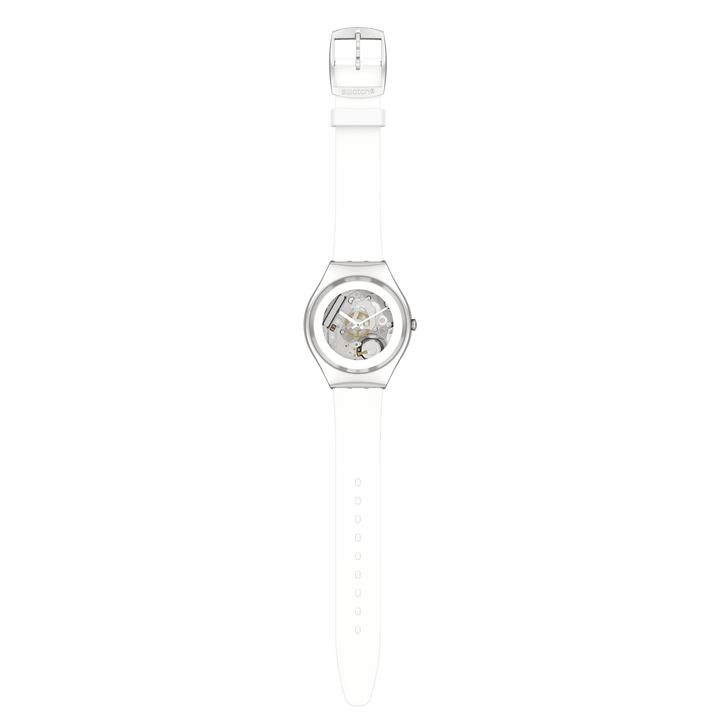 Swatch Pure Ironie d'ironie d'origine ironie de la peau 38 mm Syxs138