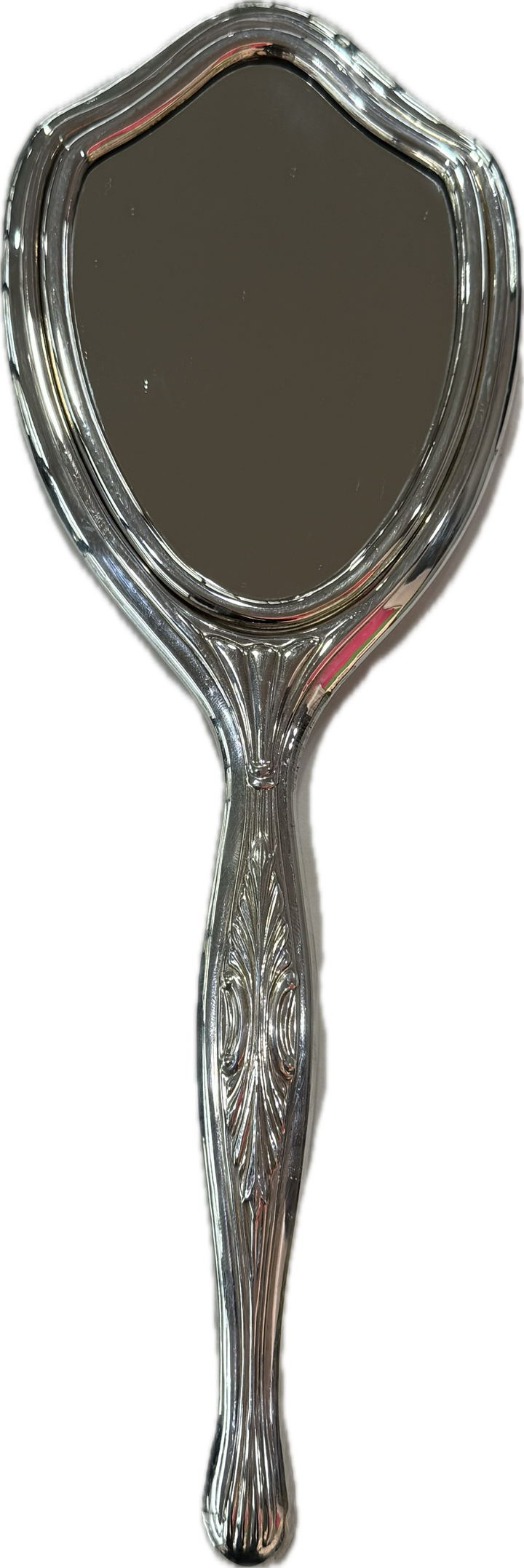 Capodagli mirror from toilet with 800 silver handle chiseled ar-s492