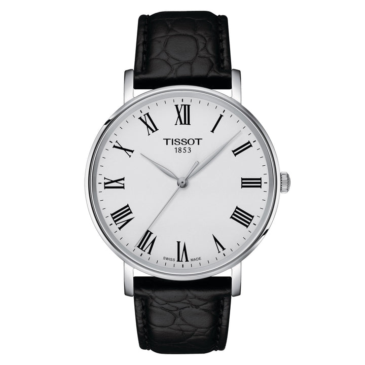 Tissot Eveytime Watch 40mm White Quartz Steel T143.410.16.033.00