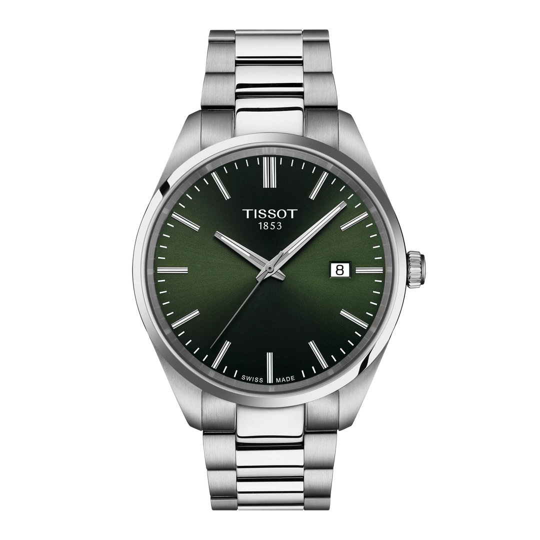 Tissot orologio PR 100 40mm verde quarzo acciaio T150.410.11.091.00