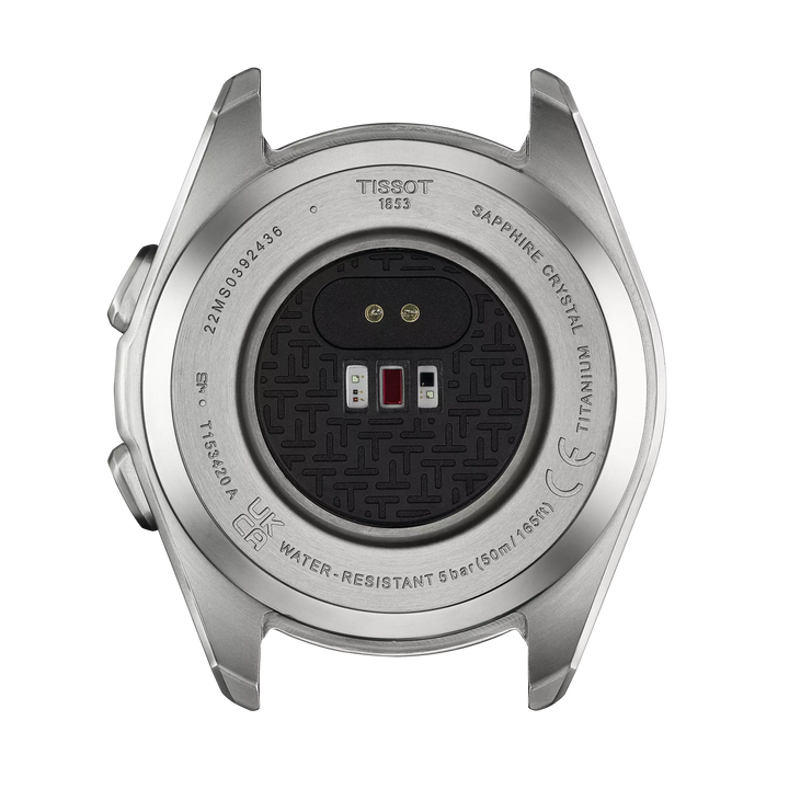 Tissot t-t-t-touch Connect Sport Watch 43.75 mm White Titanium Quartz T153.420.47.051.03