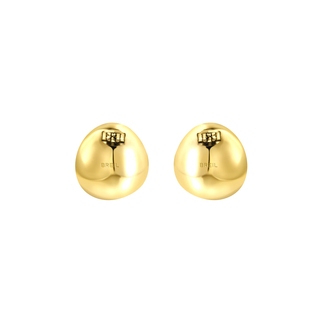 Boucles d'oreilles Breil finition en acier bulle IP Gold TJ3710