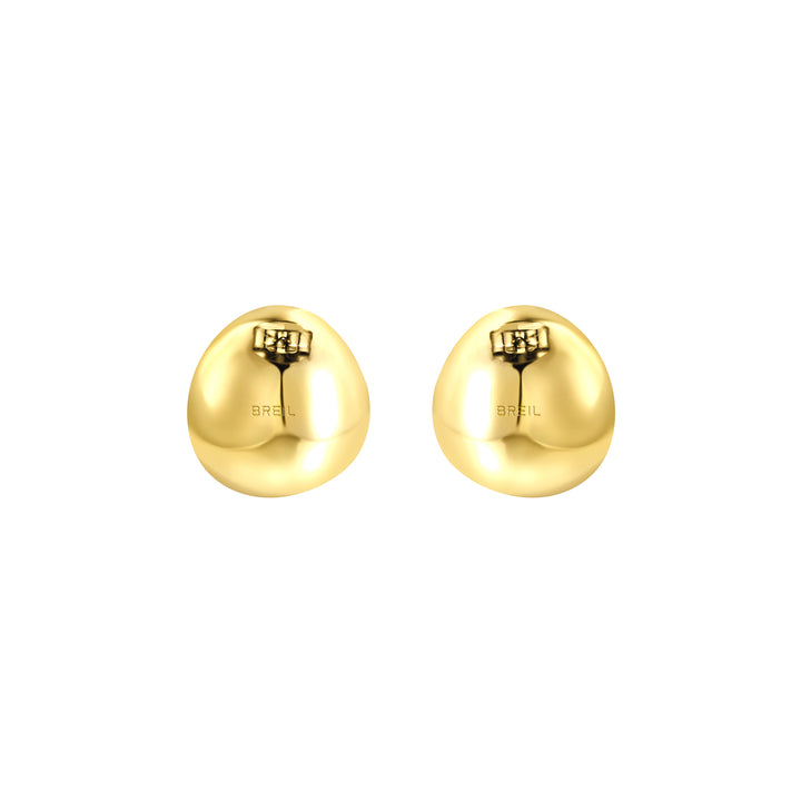 Boucles d'oreilles Breil finition en acier bulle IP Gold TJ3710