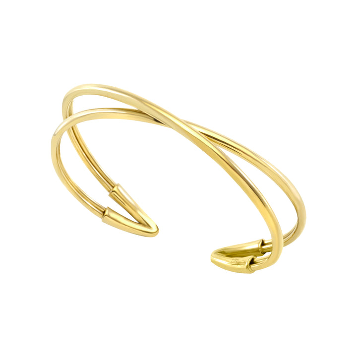 Breil bracciale rigido Lightline acciaio finitura IP gold TJ3791