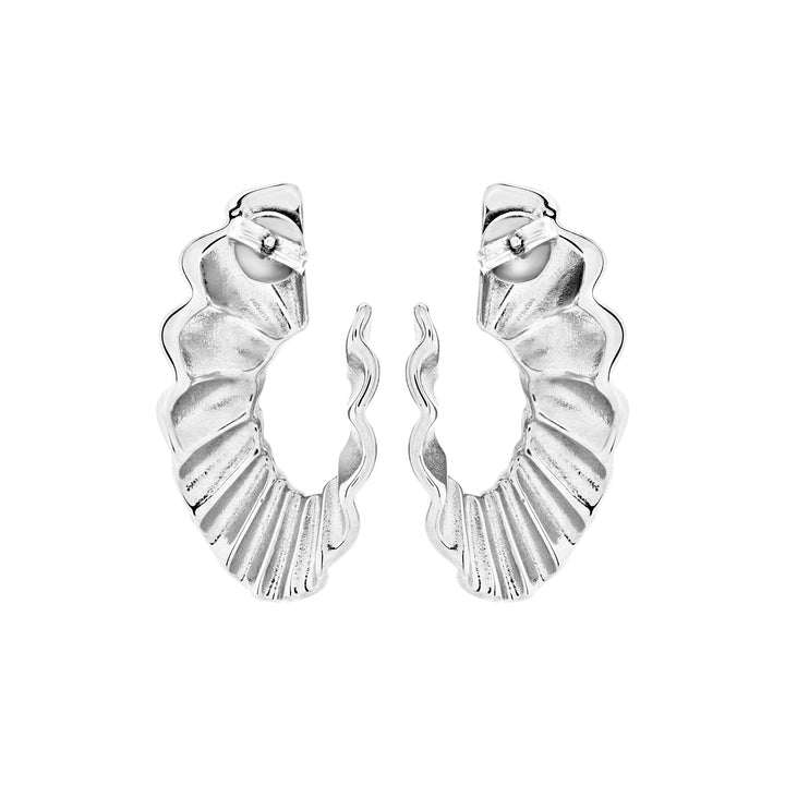 Breil plissè steel earrings tj3793