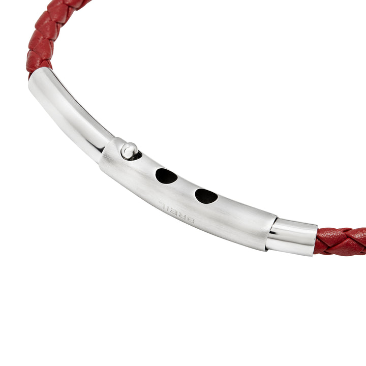 Breil bracciale Wanderlust acciaio pelle TJ3795