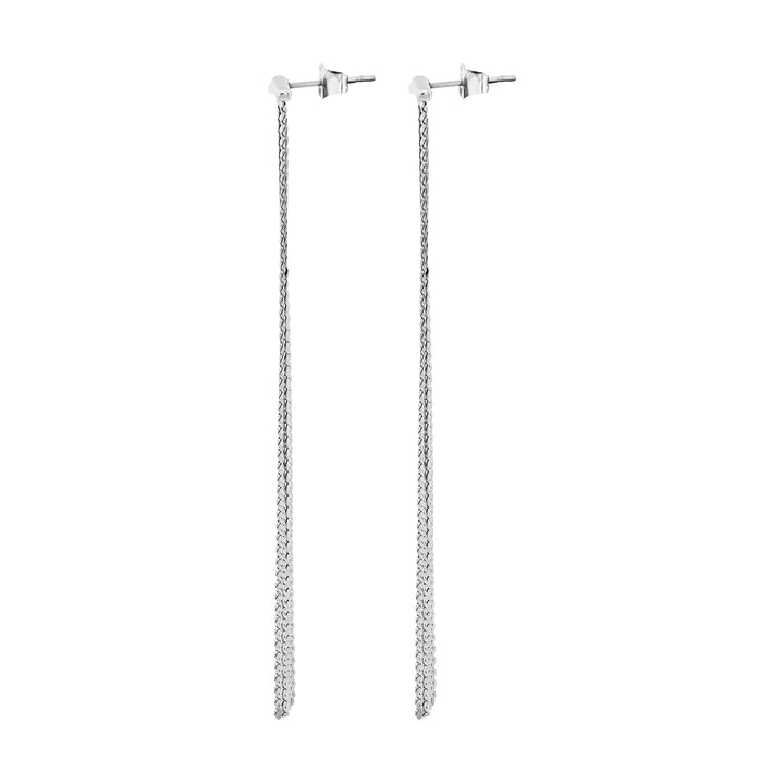 Boucles d'oreilles de pendentif Breil Roll Up Steel TJ3806