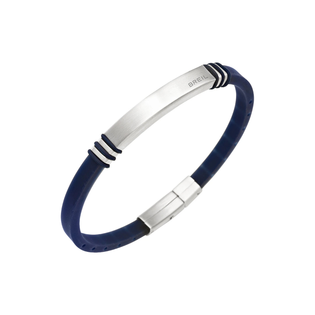 Breil bracciale Light Cuff acciaio silicone TJ3820