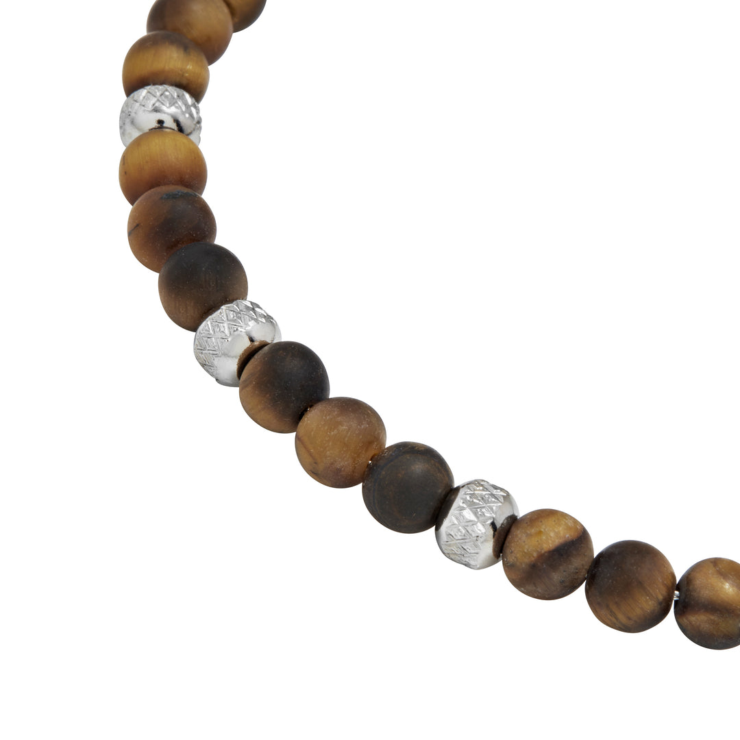 Bracelet oeil de tigre en acier Breil Wild TJ3823