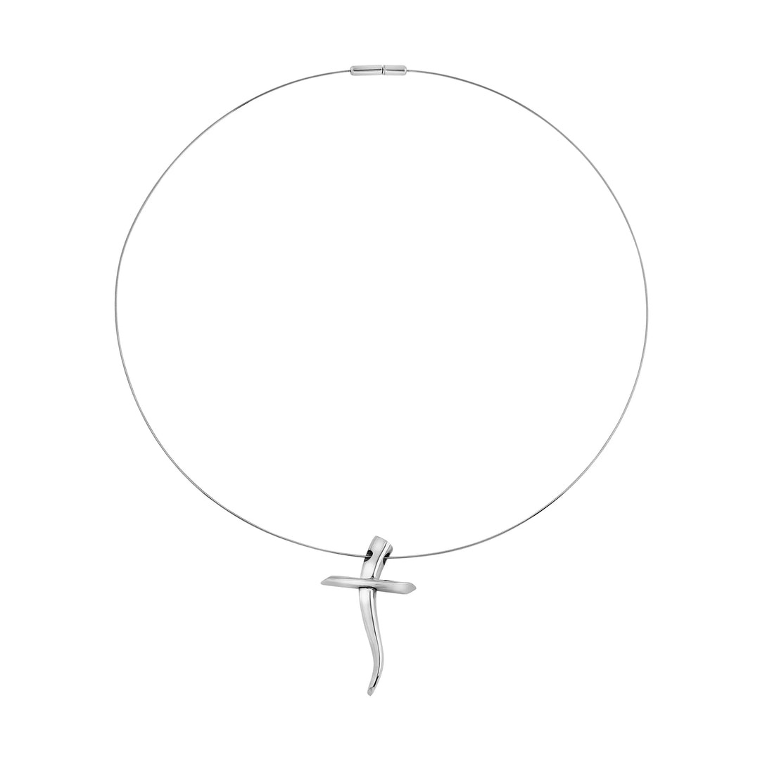 Collier ras du cou Breil Reloaded Steel Moon TJ3923