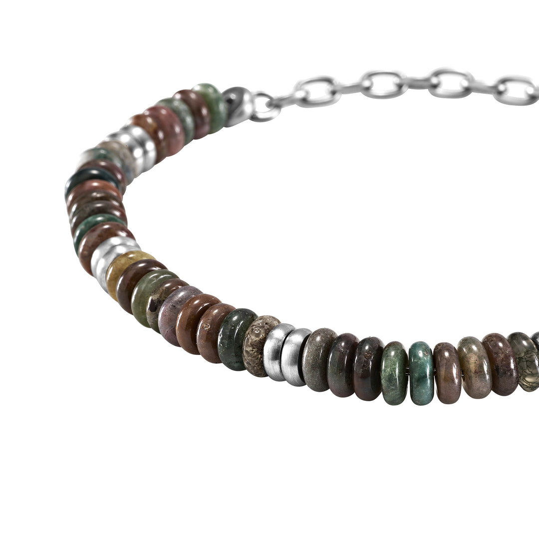 Breil bracciale Rock Hard acciaio agata TJ4122