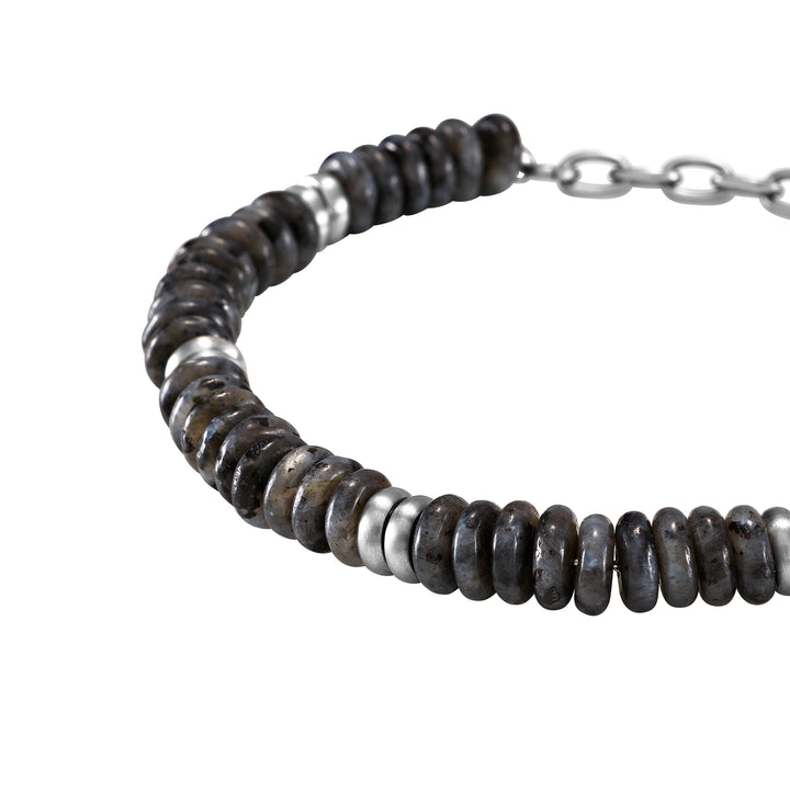 Breil bracciale Rock Hard acciaio labradorite TJ4123