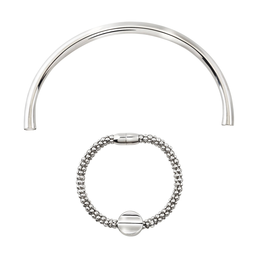 Collier ras du cou en acier Breil Magnetica System TJ4237