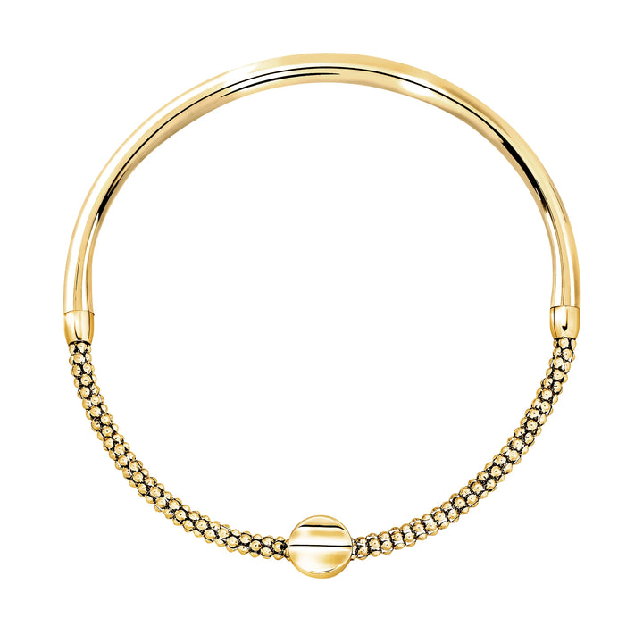 Breil Magnetica System choker necklace in steel, 14k gold PVD finish TJ4238