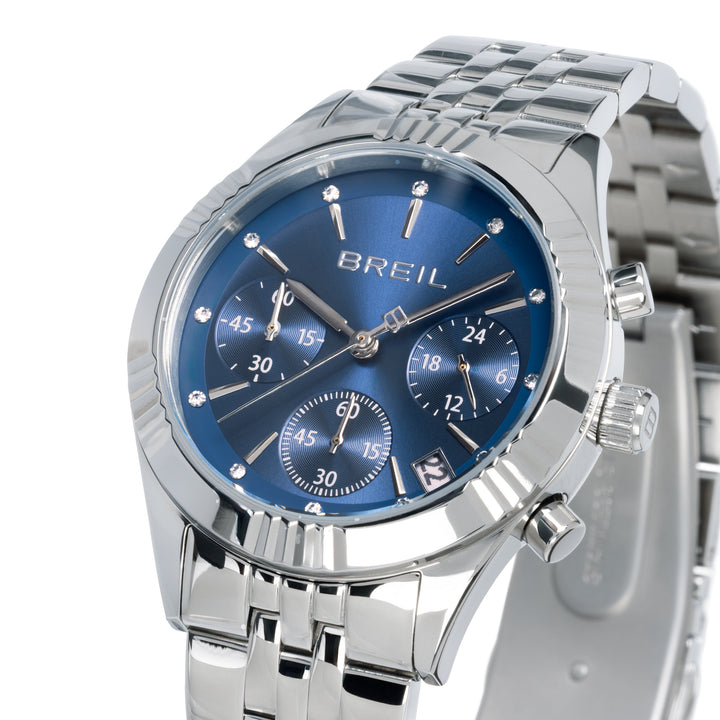 Breil orologio Stand Out Chrono 36mm blu quarzo acciaio TW2097