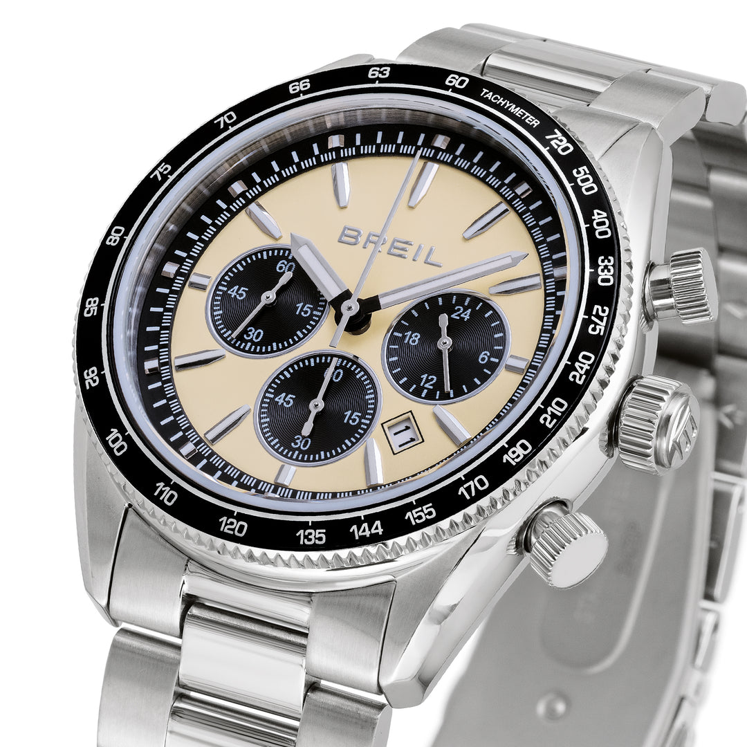 Breil orologio Vanguard Chrono 43mm beige quarzo acciaio TW2109