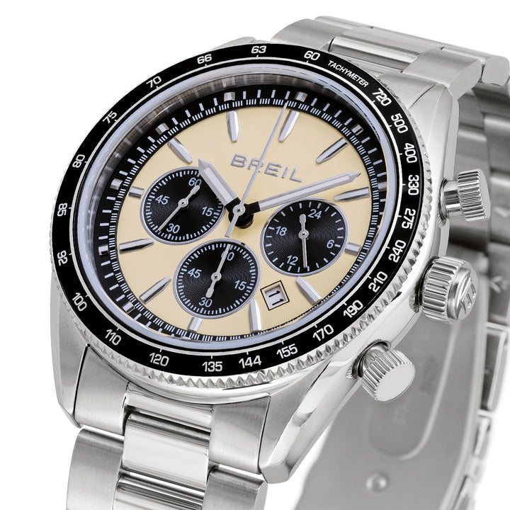 Breil orologio Vanguard Chrono 43mm beige quarzo acciaio TW2109