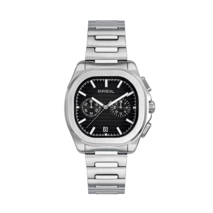 Montre Breil Retrofuture chrono 40mm acier quartz noir TW2129