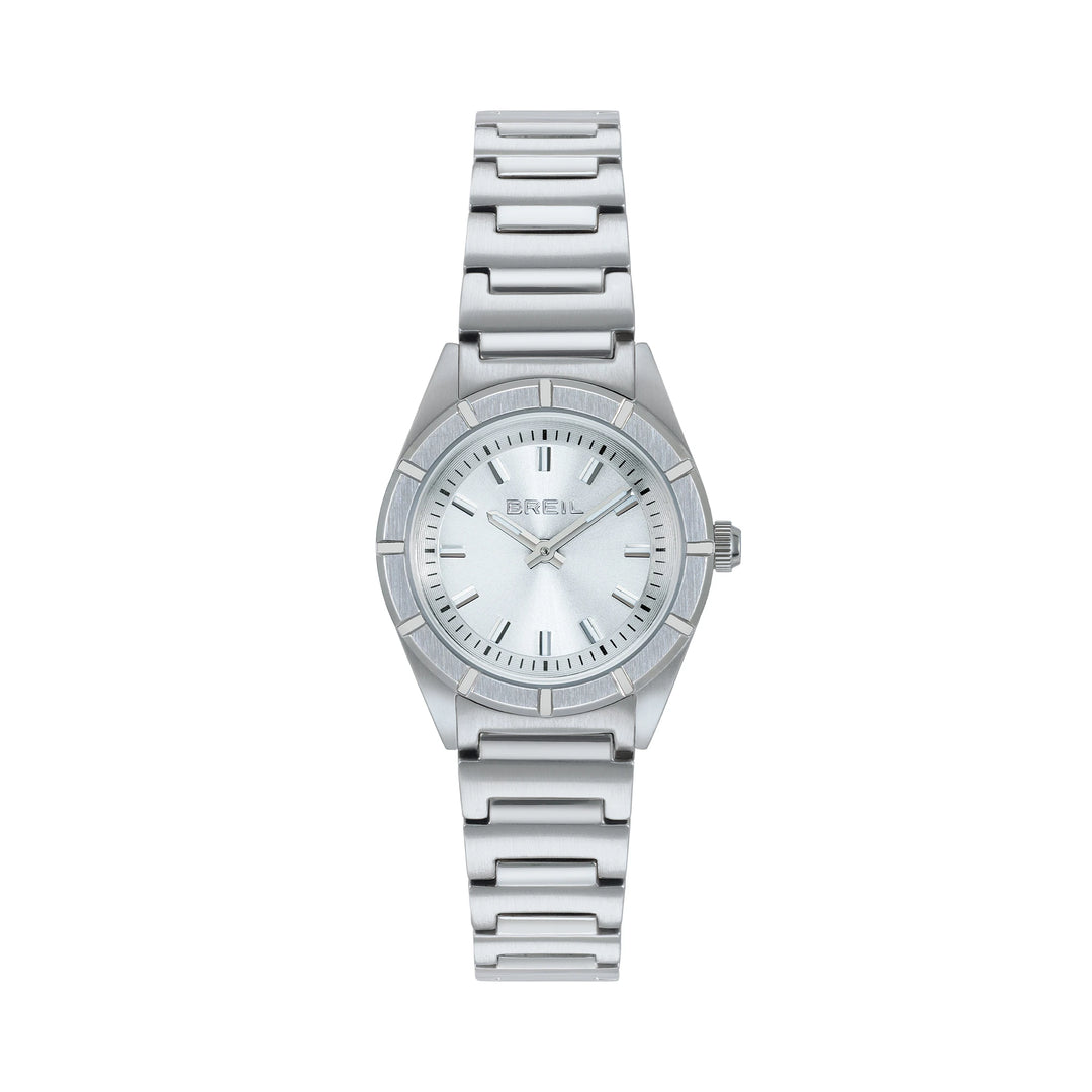 Breil watch B 12 H 26.5mm silver quartz steel TW2187