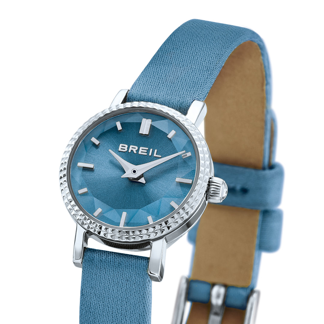 Breil Darling Uhr 18 mm hellblauer Quarzstahl TW2189