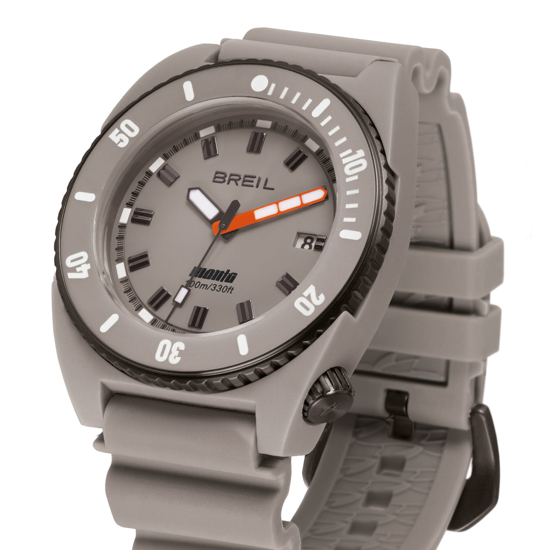 Breil Manta E.C.O. Uhr Blend 42mm graue Quarzkeramik TW2196