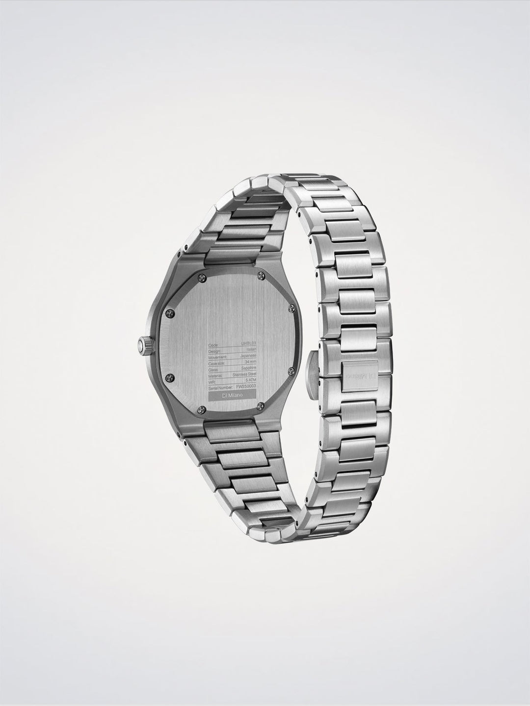 D1 Milano Silver Mellow Ultradünn 34 mm D1-UHBL01