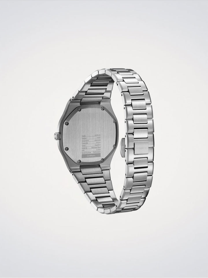 D1 Milano Silver Mellow Ultradünn 34 mm D1-UHBL01