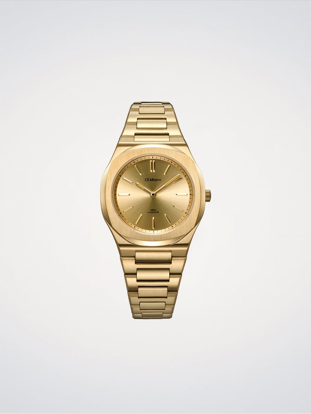 D1 Milano Gold Mellow Ultradünne Uhr 34 mm D1-UHBL02