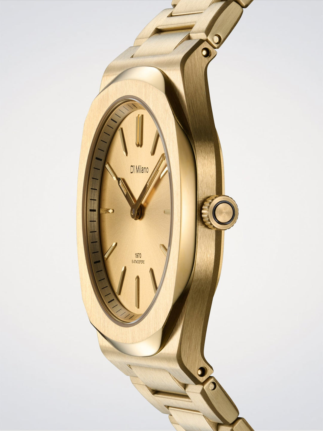 D1 Milano Gold Mellow Ultradünne Uhr 34 mm D1-UHBL02