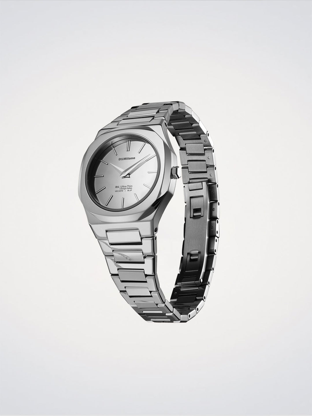 D1 Milano Silver Gleam Ultradünne Uhr 30 mm D1-UTBL39
