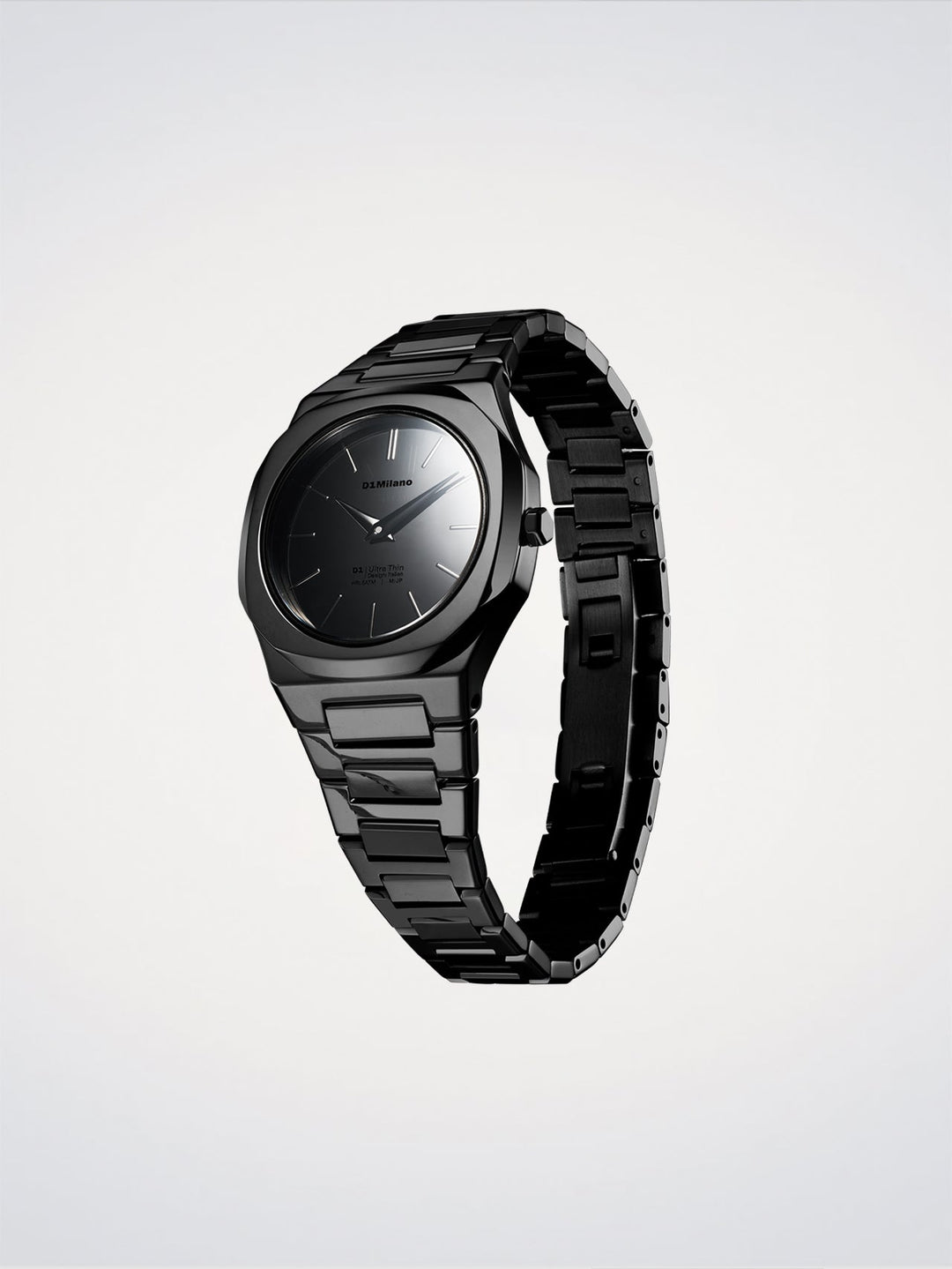 Montre D1 Milano Black Gleam ultra fine 30 mm D1-UTBL41