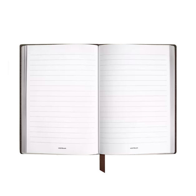 Montblanc Notizblock Nr. 146, liniert, braunes Sartorial-Leder, 134768