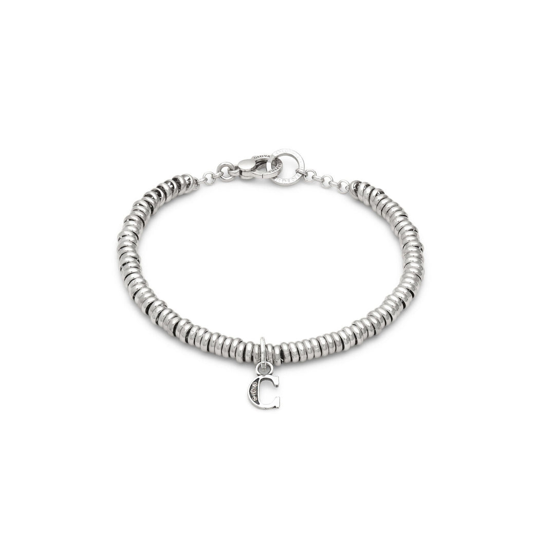 Giovanni Raspini bracelet letter c crystal Bracelet in 925 silver and zircons X01466