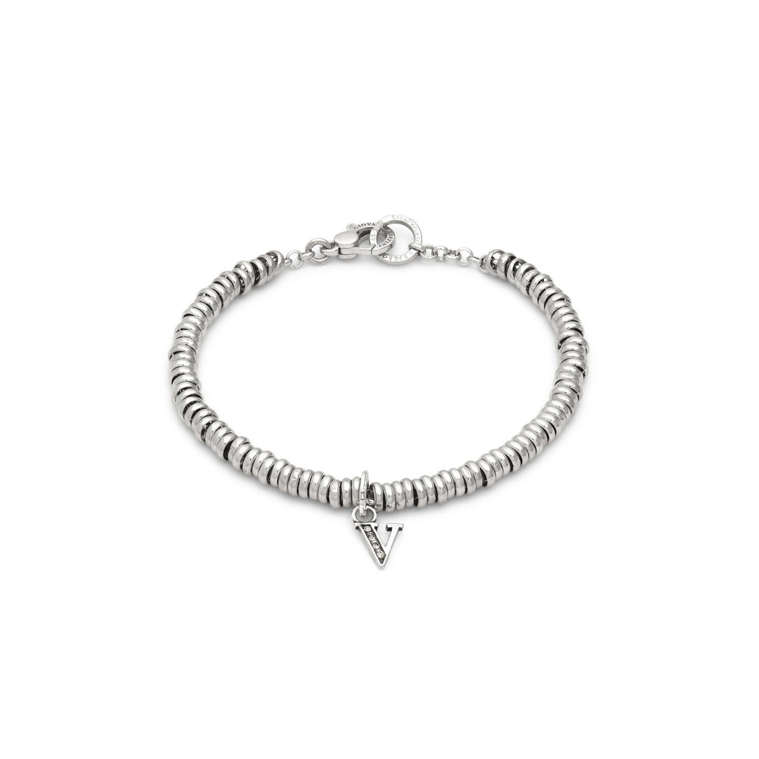 Giovanni Raspini bracciale lettera v crystal Bracciale in Argento 925 e zirconi X01447
