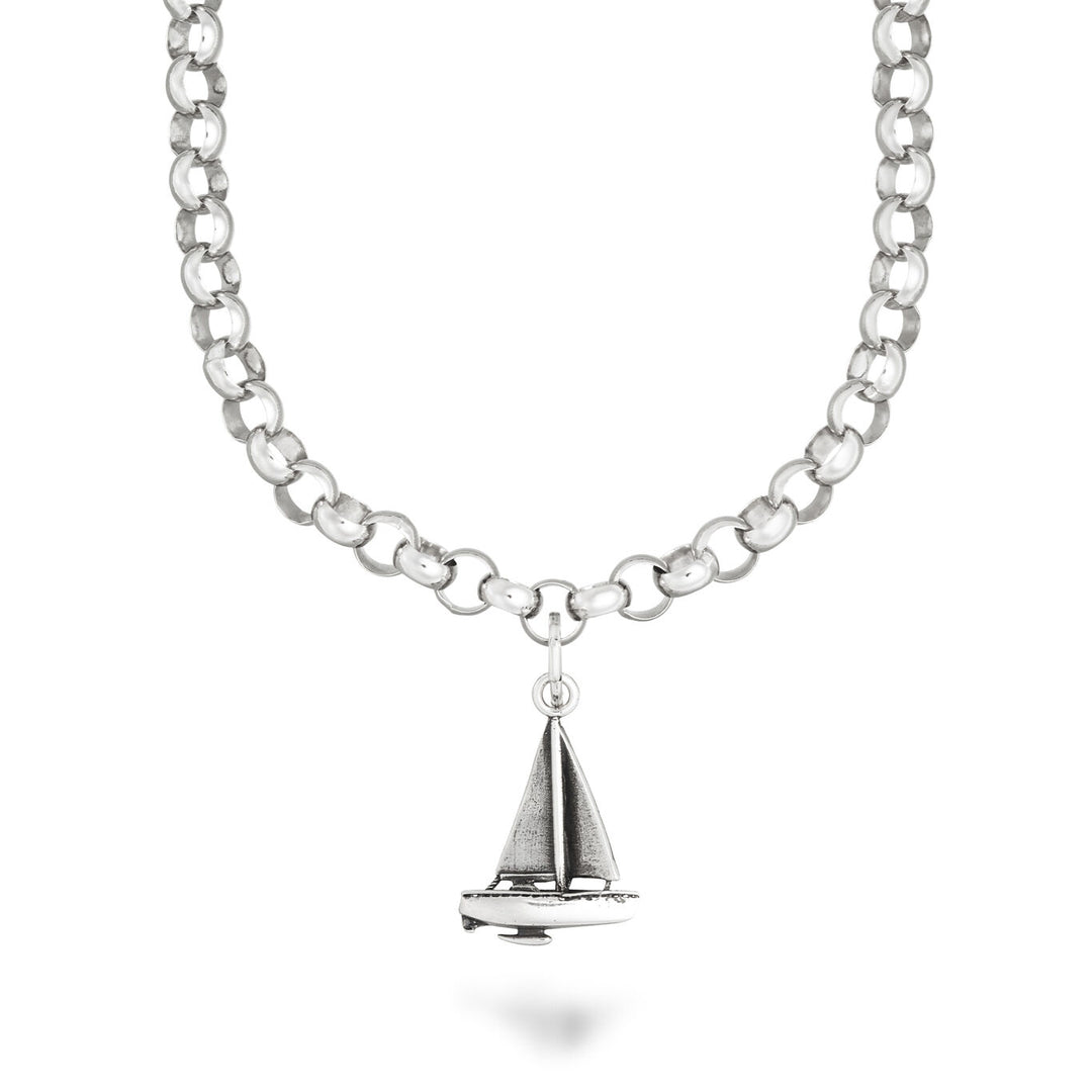 Giovanni Raspini T-Bar Sailing Boat Necklace 1638