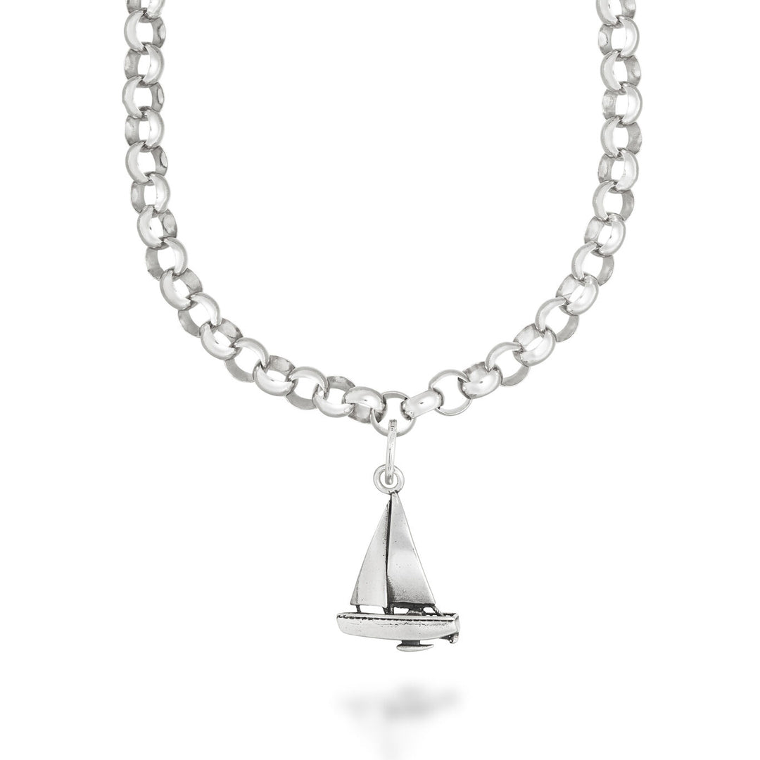 Collier voilier Giovanni Raspini T-Bar argent X01638