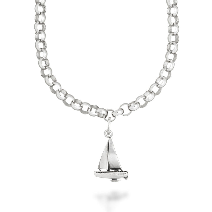 Collier voilier Giovanni Raspini T-Bar argent X01638