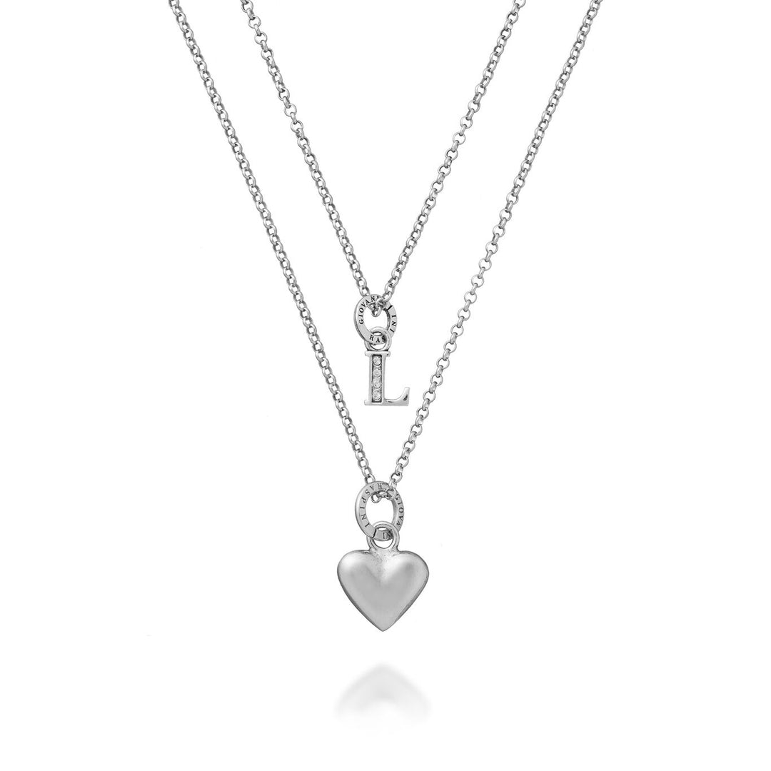 Giovanni Raspini Love and Crystal Necklace 1659