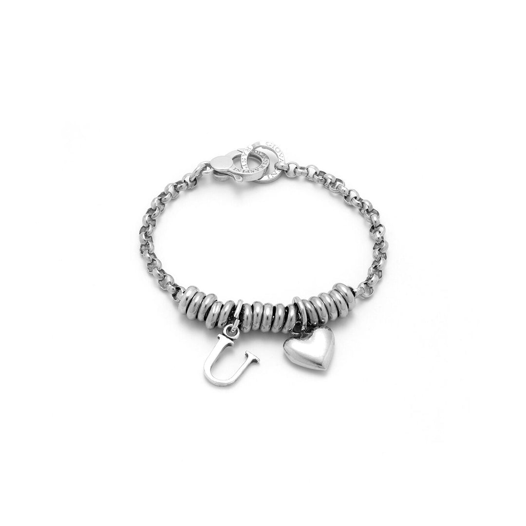 Bracelet Coeur et Lettre U Giovanni Raspini 1878