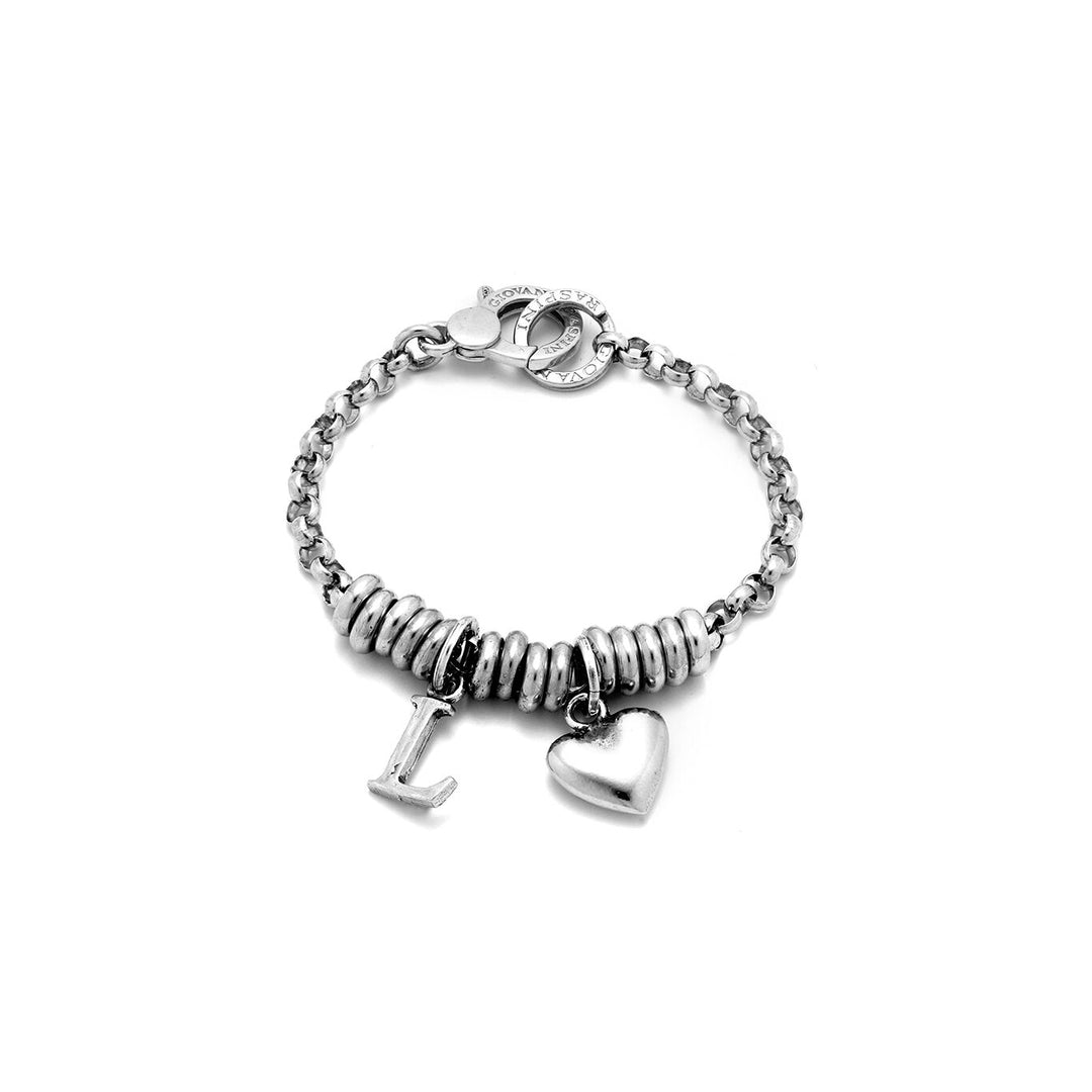 Giovanni Raspini Bracciale Cuore e Lettera L 1886