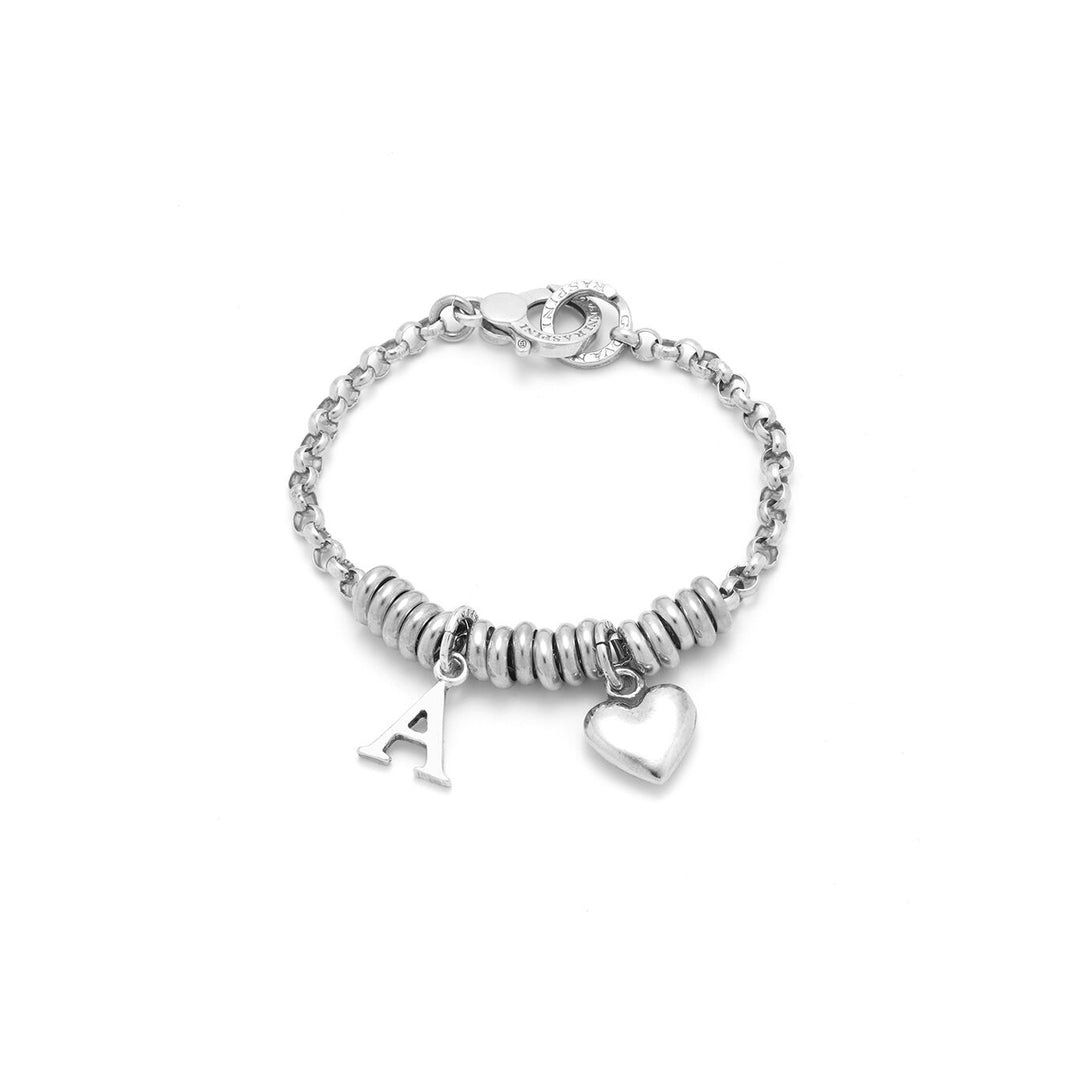 Bracelet Coeur et Lettre A Giovanni Raspini 1897