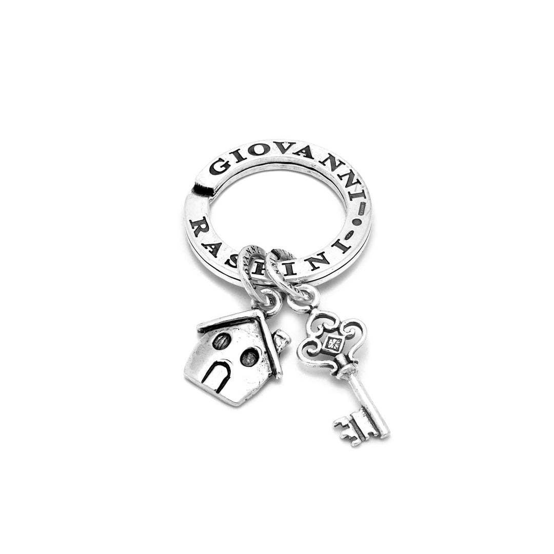 Giovanni Raspini Casa Dolce Casa key ring silver X01957