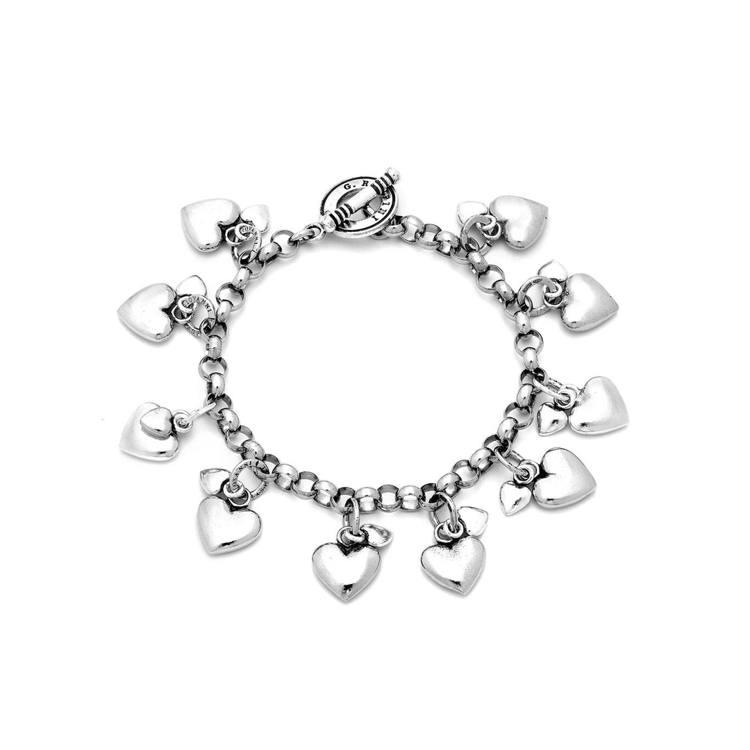 Giovanni Raspini Love Hearts Armband Silber X01979