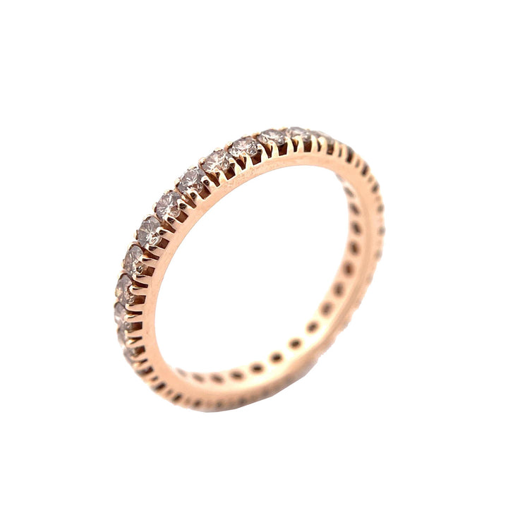 Capodagli Fedina Eternity Gold Rosa 18KT Diamanti Brown 0066/01fg