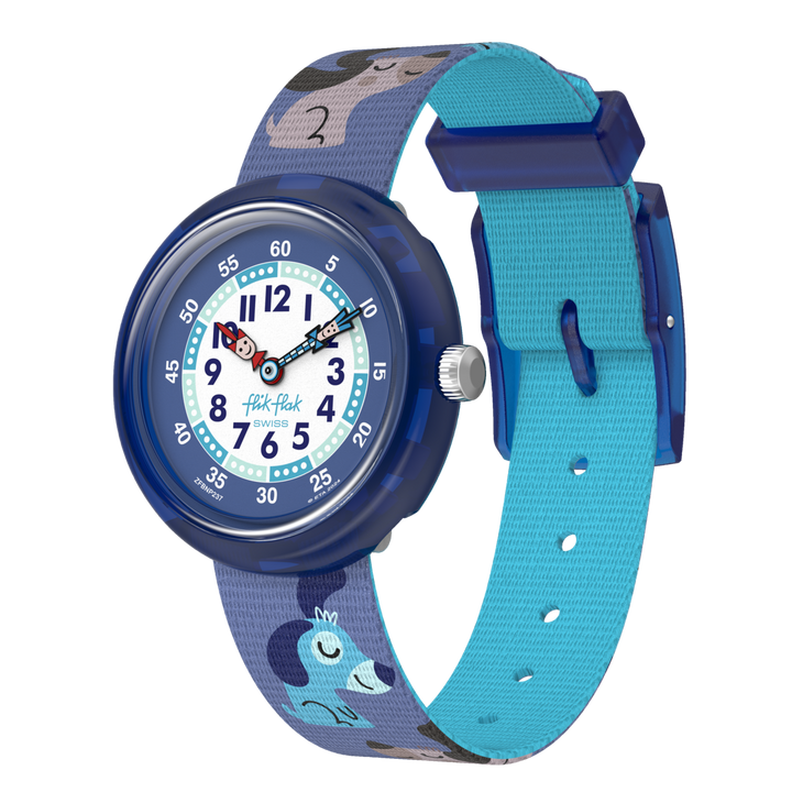 Flik Flak Cutie Welpenfreunde für 32 mm FBNP237 Uhr