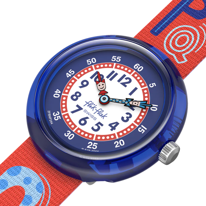 Montre Flik Flak CONNAISSEZ VOTRE ABC Story Time 32 mm FBNP244