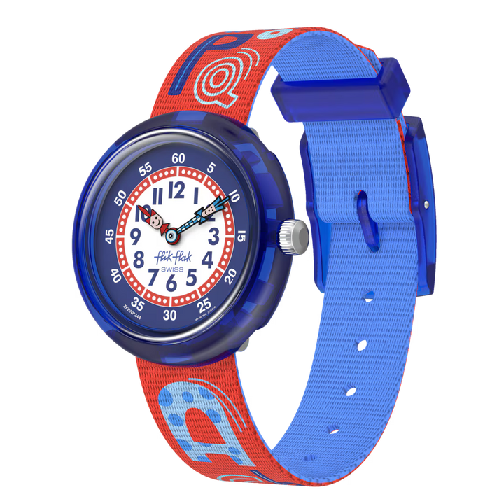 Montre Flik Flak CONNAISSEZ VOTRE ABC Story Time 32 mm FBNP244