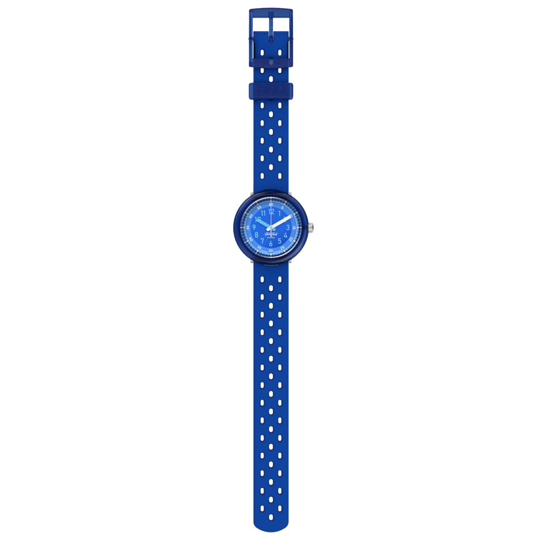 Flik Flak Fizz in Blue Bubby Stunden 32 mm FCNP002