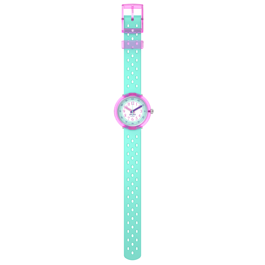 Flik Flak Fizz Watch in Minzbubby Stunden 32 mm FCNP003